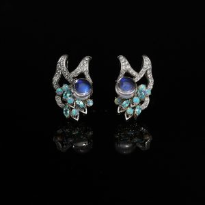 Adularescence - Moonstone earrings