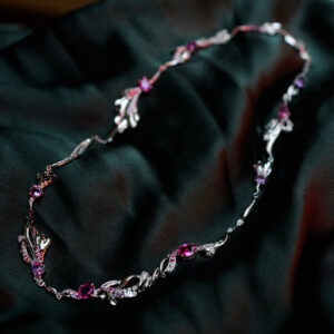 Pink Spinel bespoke necklace