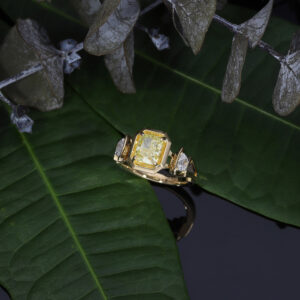 Yellow Diamond Custom Ring