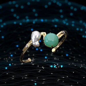 The elegant combination of Pearl and Jade