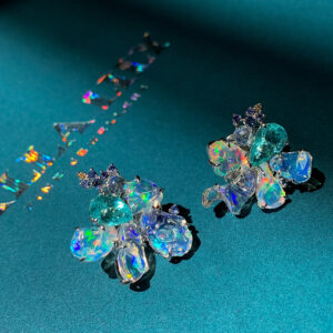 The essence of “mermaidcore”! Opals and Paraibas: one of our favourite combinations to date