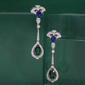 Tsavorite Garnet Earrings