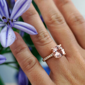 Morganite Customised Engagement Ring