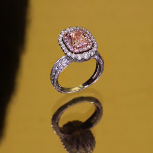 Pink Diamond Custom Ring