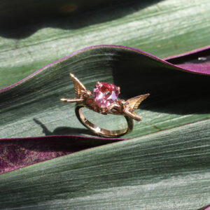 Pink Spinel Custom Ring