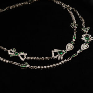 A Tsavorite necklace fit for royalty