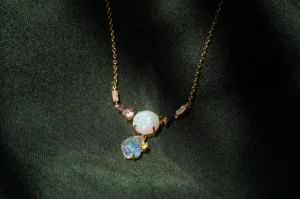 An Australian and Mexican water opal duo