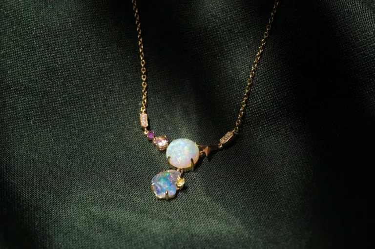 An Australian and Mexican water opal duo
