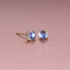 Moonstone studs earrings