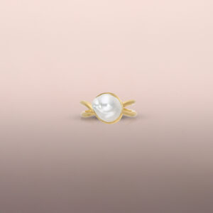 Baroque Pearl Swirl Ring