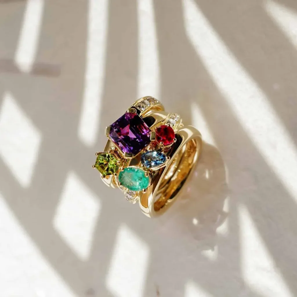 Commissioning a bespoke multi-gem ring
