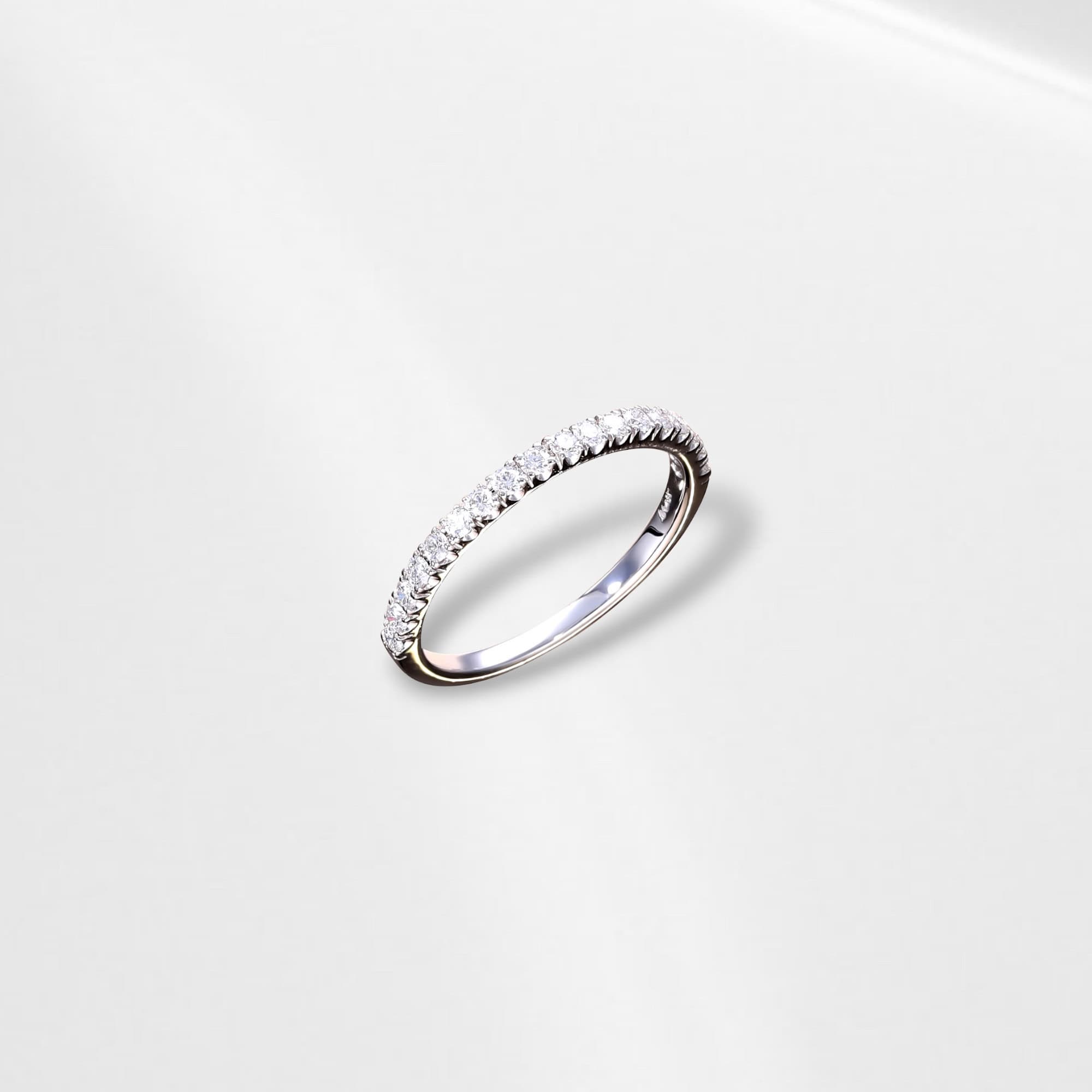Half Diamond Eternity Stack Ring – Fine Jewellery SG