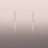 Rose Gold Paperplane Earrings