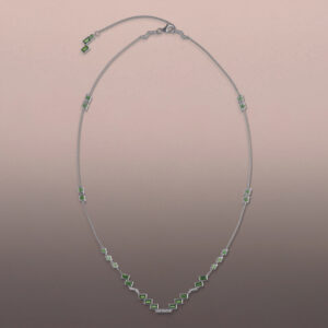 Tsavorite Stepped Necklace