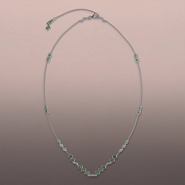 Tsavorite Stepped Necklace