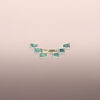 Blue-Green Tourmaline Stepped Jacket Ring