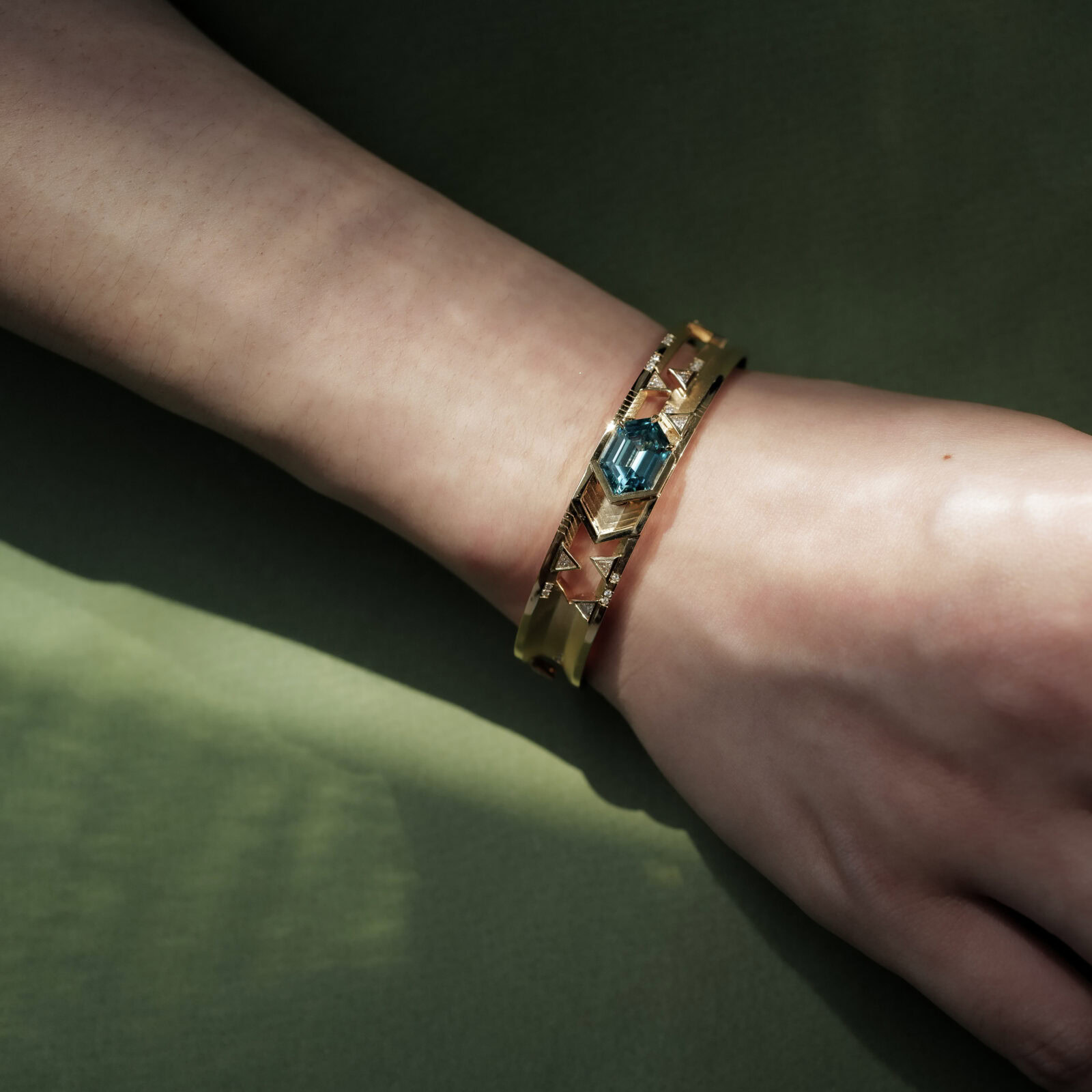 blue zircon neo cuff