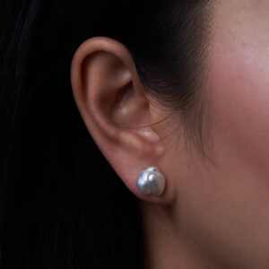 Australian SouthSea Keshi Pearl Earring Studs