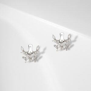 original wing jacket Original wing jacket earrings Singapore crafted by bespoke jeweller featuring fine gemstone artistry