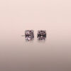 Lavender Grey Spinel Stud Earrings