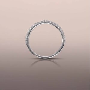 Diamond pave half-eternity ring_2