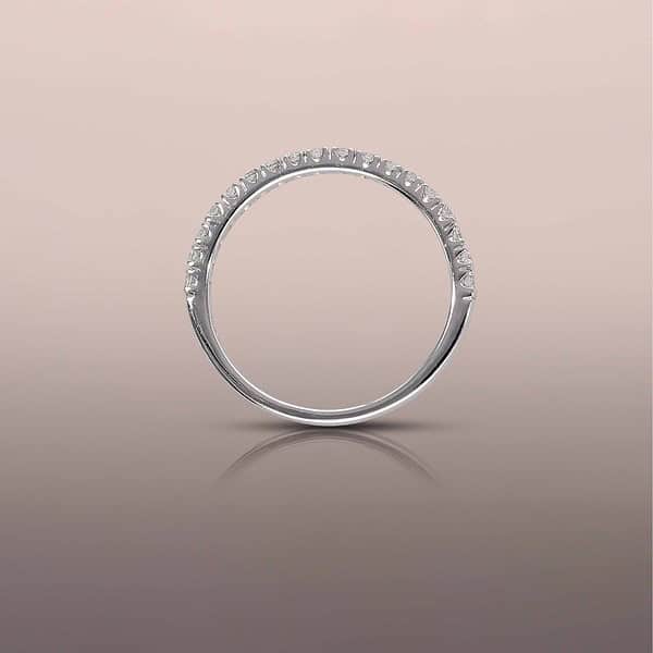 Diamond pave half-eternity ring_2
