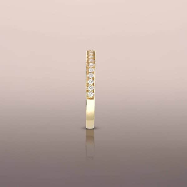 Diamond half eternity ring_2