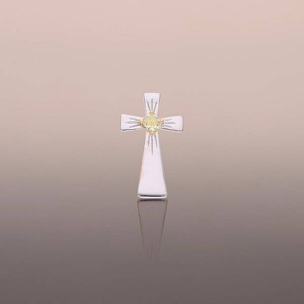 Yellow Diamond Cross