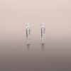 J hoop diamond earrings