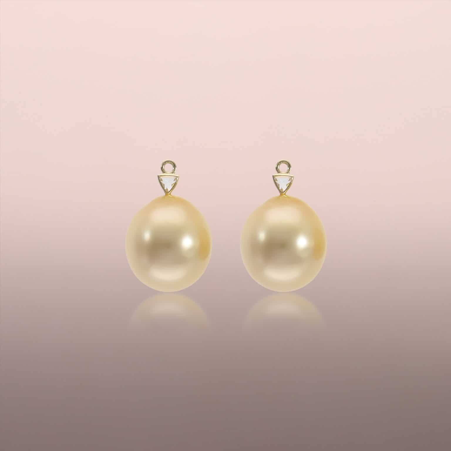 Golden South Sea Pearl Drops