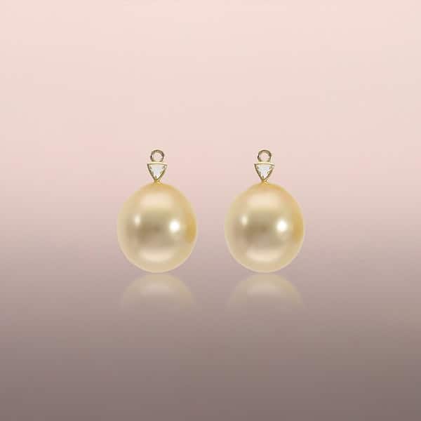 Golden South Sea Pearl Drops