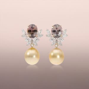 Golden South Sea Pearl Drops