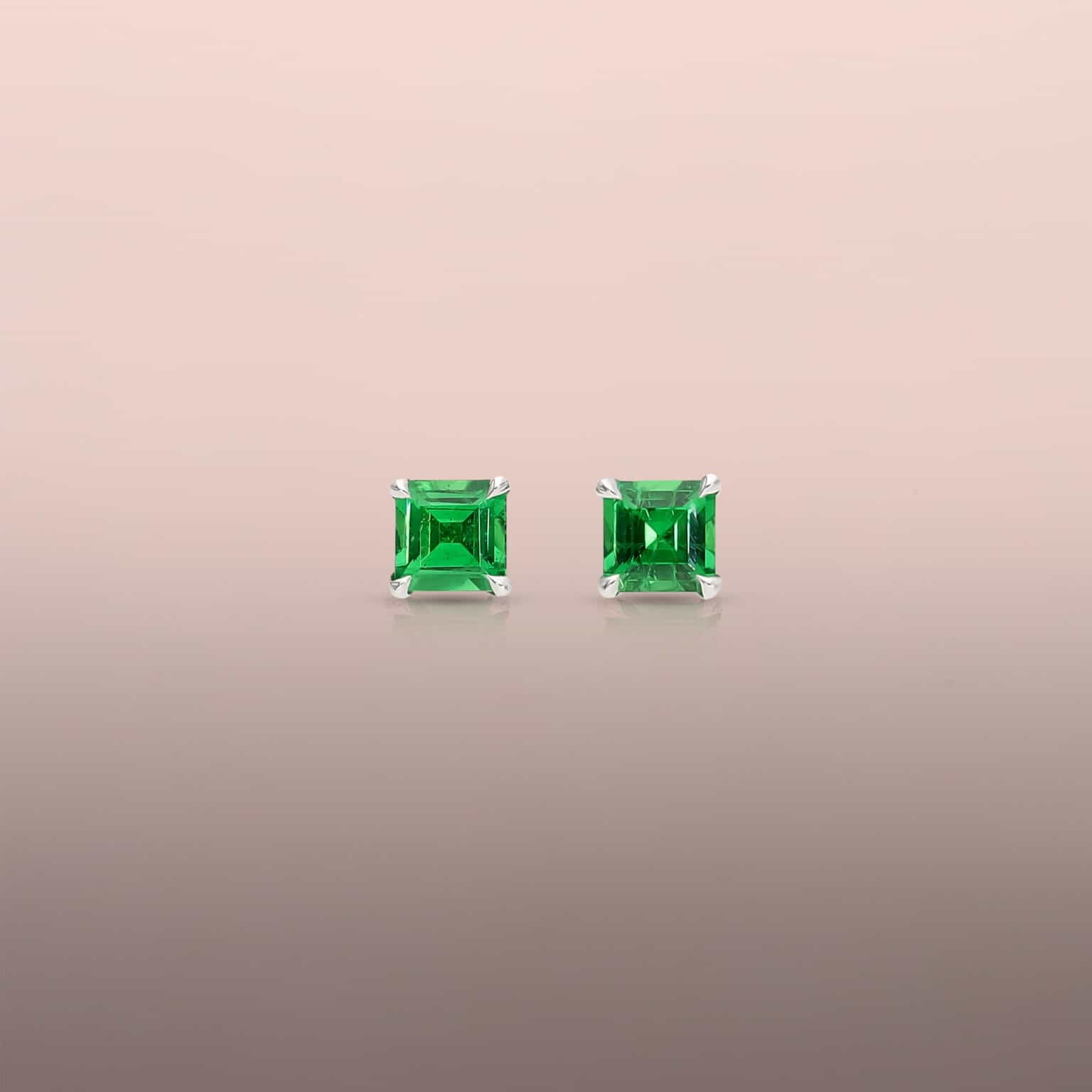 Tsavorite Earring Studs