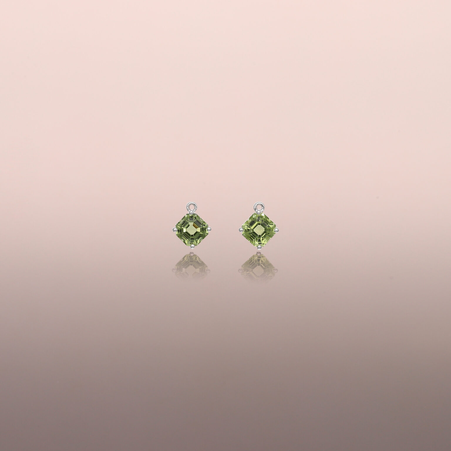 Green Tourmaline Earring Drops