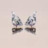 Tanzanite and Sapphire Butterfly Earrings