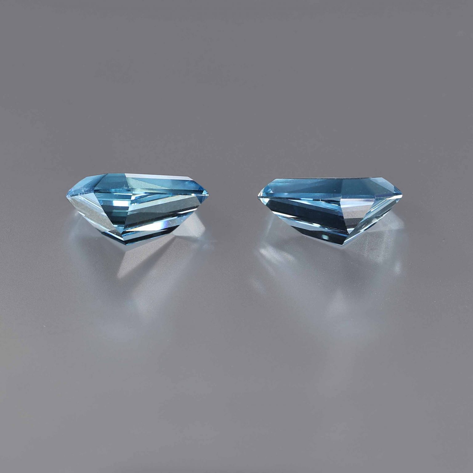 Aquamarine fancy cut pair_2