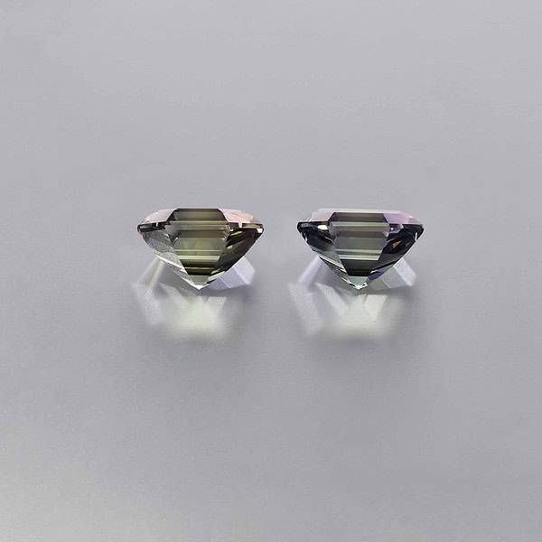 Tanzanite pair unheated hexagonal cut_3