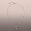 Tsavorite and Mother-of-Pearl Botanical Necklace