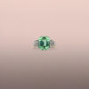 Mint Tourmaline Rope Ring