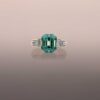 Lagoon Tourmaline Rope Ring
