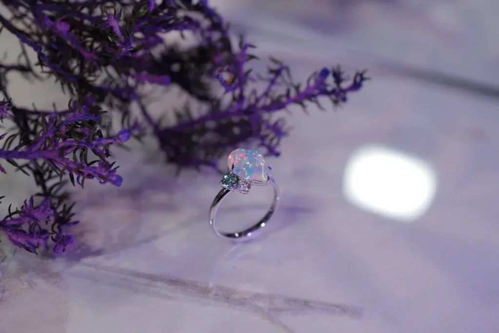 This Mexican water opal stole our clients heart the moment she laid eyes on it