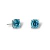 blue zircon studs