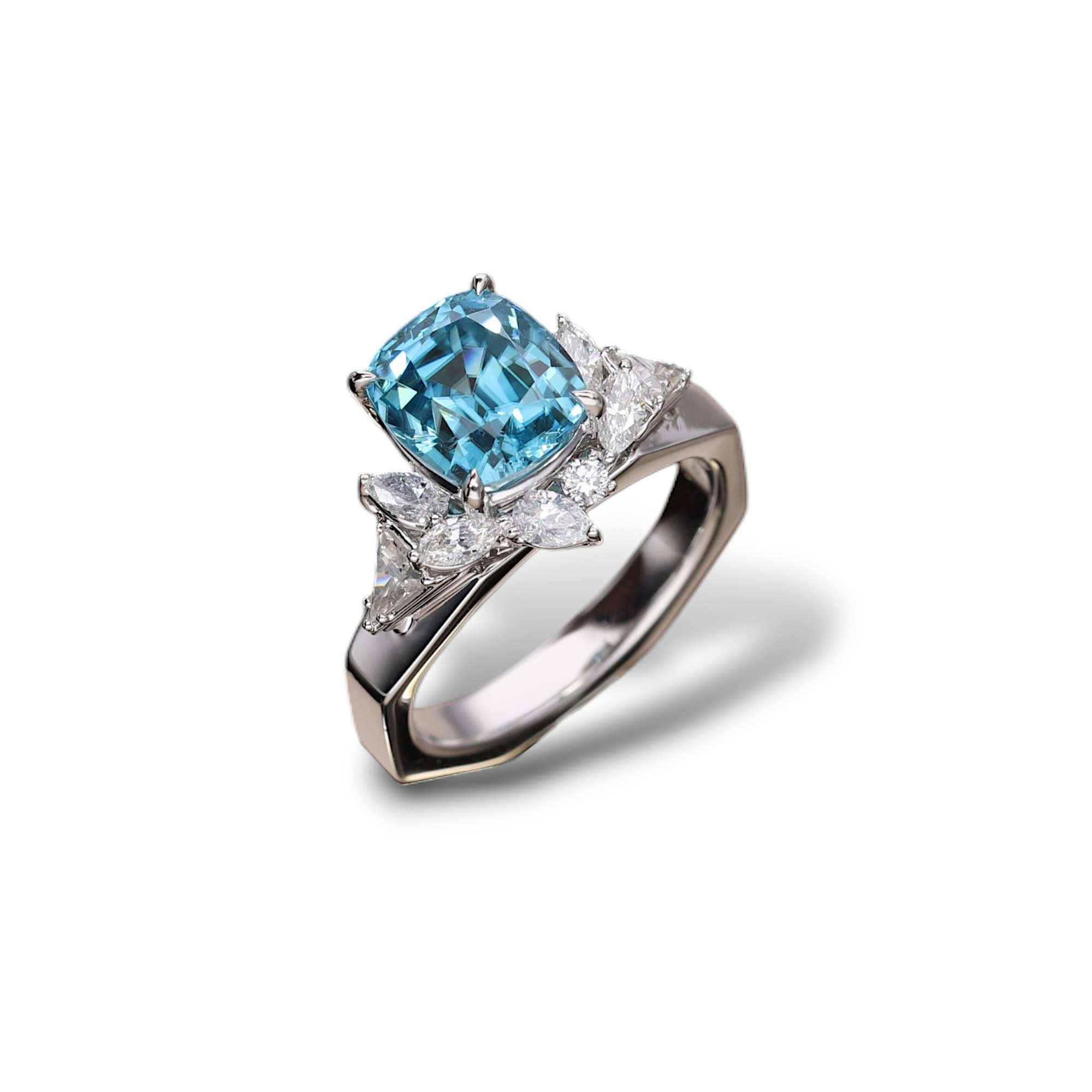 blue zircon neo bespoke ring