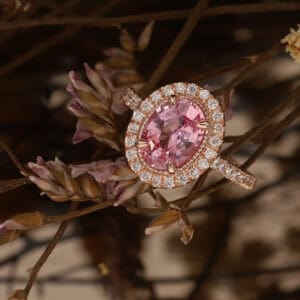 Pink Spinel Ring