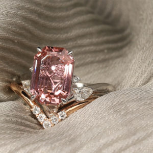 Pink Tourmaline ring