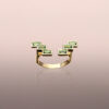 Tsavorite Stepped Jacket Ring