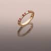 Ruby octagon ring