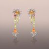 Copacabana Malaia and Mandarin Garnet Earrings
