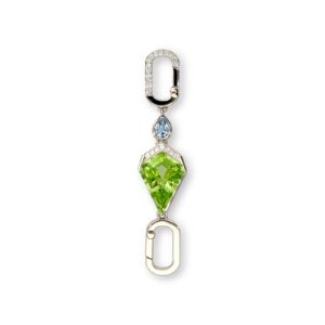 mint peridot double carabiner Mint peridot double-carabiner