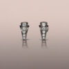 J hoops for Tanzanite earrings